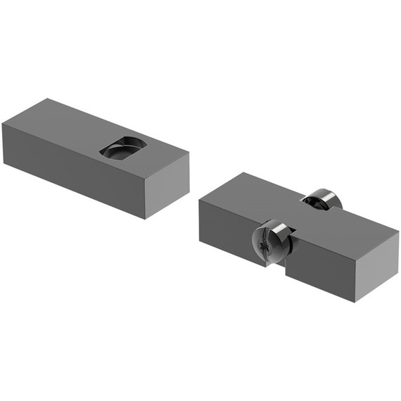 Leupold Windage, Gloss Black, Steel, 2-Piece Base - 030317500337 