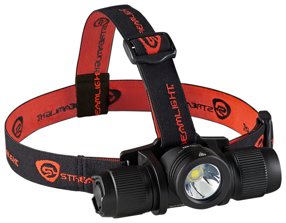 Streamlight ProTac 2.0 Headlamp, 2000 Lumens, USB Rechargeable, Black/Orange - 080926890015 