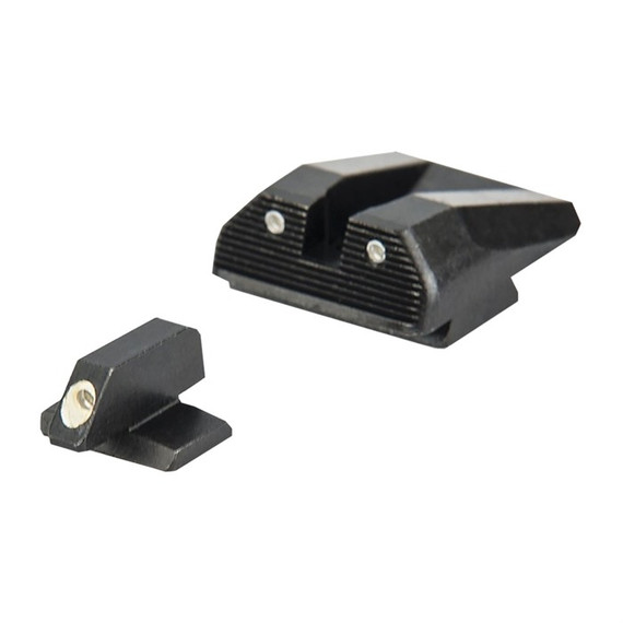FN FNX-45 STD NIGHT SIGHT SET, Tritium Inserts, Black Finish - 845737004941 