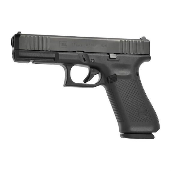 Glock 17 Gen 5, 9MM Luger, MOS, 17 Rds, Black - 764503030796 