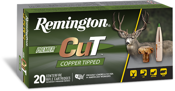 Remington Premier CuT, 7MM PRC, 160 Grain, Copper Tipped 