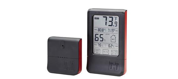 Hornady Wireless Hygrometer, Remote Base & Digital Touchscreen Display - 090255959079 