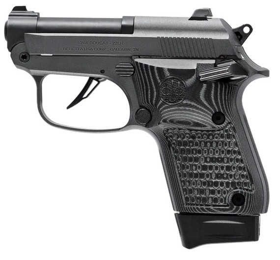 Beretta 20X Bobcat, .22LR, 2.40" Barrel, 8+1 Rds, Gray/Black G10 Grips - 082442981918 