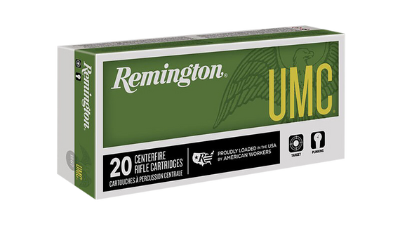 Remington UMC 224 Valkyrie, 75gr, Full Metal Jacket, 20 Rounds - 047700486208 