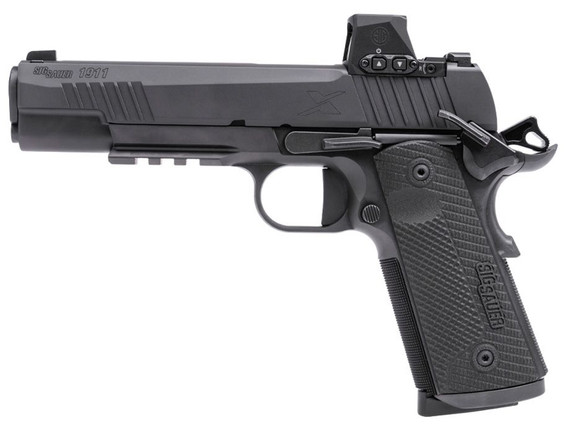 SIG Sauer 1911 X-SERIES, .45 ACP, 5.00" Barrel, 8 Rds, Black DLC 