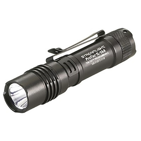 Streamlight ProTac 1L-1AA, 350 Lumens, Dual Fuel, Black - 080926880610 