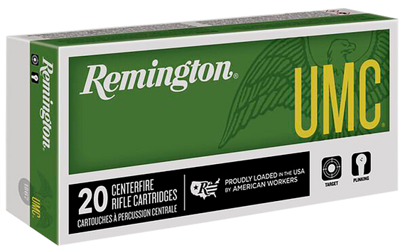 Remington Ammunition 24035 UMC, 6.8mm Rem SPC, 115gr Full Metal Jacket, 20 Per Box 
