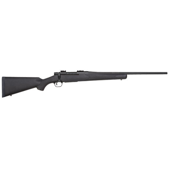Mossberg Patriot Synthetic, 22-250 REM, 22.00" Barrel, 5 Rds, Matte Blue - 015813278430 