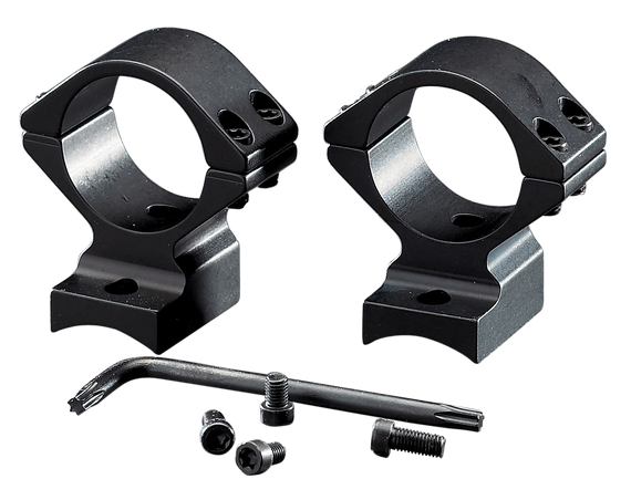 Browning 12376 BAR & BLR Integrated Scope Mount/Ring Combo, Matte Black, 1" Medium - 023614204206 