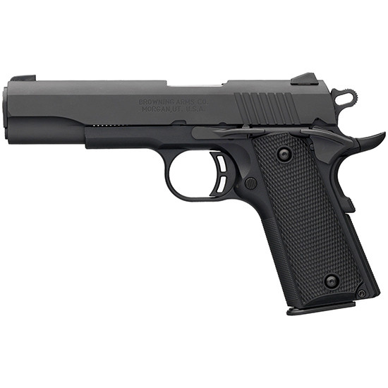Browning 1911-380 Black Label, .380 ACP, 4.25" Barrel, 8 Rds, Matte Black - 023614044451 