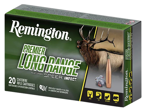 Remington Premier Long Range, 270 Win, 150 gr Speer Impact, 20 Rds, Brass - 047700485508 