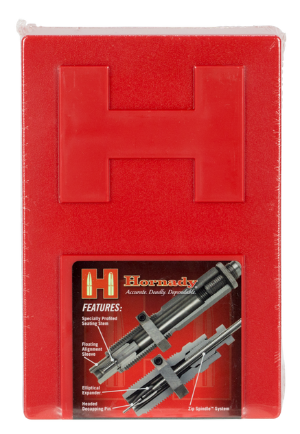 Hornady Custom Grade Series II 3 Die Set, 444 Marlin, Sizer Seater Expander - 090255565515 