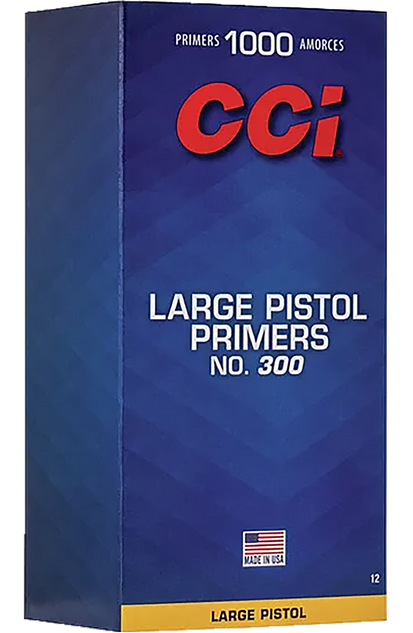 CCI 0012 Standard Pistol No. 300 Large Pistol Multi Caliber Handgun, 1000 Rds - 076683500120 