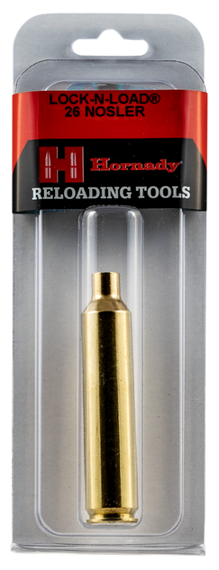 Hornady B26N Lock-N-Load Modified Case, 26 Nosler, Brass - 090255715040 