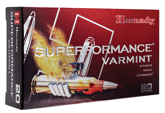 Hornady Superformance Varmint, .222 Rem, 35 gr NTX, 20 Rds, Brass - 090255383096 