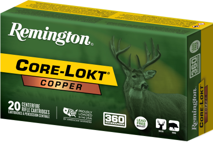 Remington Ammunition R20061, 360 Buckhammer, 160gr Core-Lokt Tipped, 20 Rounds - 047700200613 