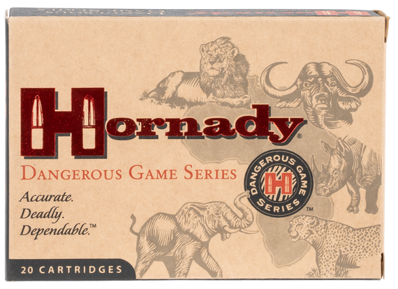 Hornady Dangerous Game 450-400 Nitro Express 400gr Dangerous Game Solid, 20 Per Box/6 Case - 090255382426 
