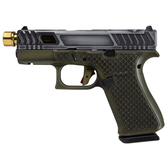 Glock 43X Tarpon, Fully Upgraded, 9MM, 3.4" Threaded Barrel, Custom Finish - 810105517927 