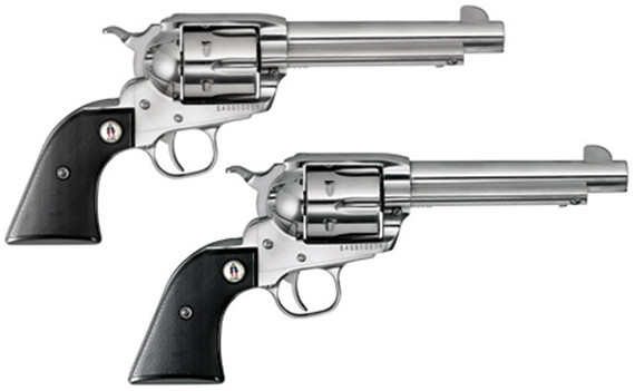Ruger Vaquero SASS, 45 Colt, 5.50" Barrel, 6 Rds, High-Gloss Stainless - 736676051342 