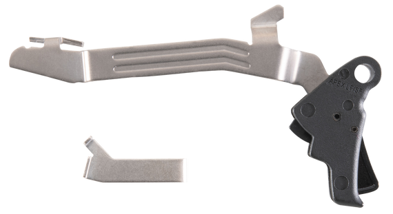 Apex Tactical 102P117BLK Action Enhancement Slim Black Drop-In, Compatible w/Glock 43/43X/48 - 854751007593 