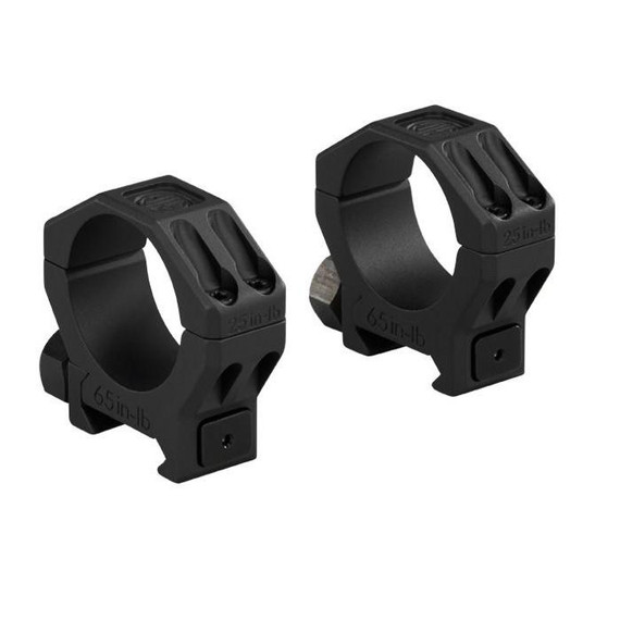 SIG Sauer Alpha6 Scope Ring Set, 30mm, Low Profile, Matte Black - 798681694273 