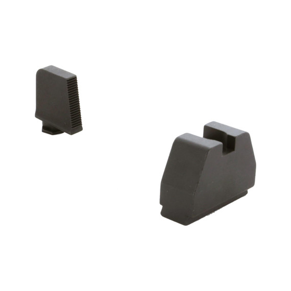Ameriglo 8XL Tall Black Serrated Handgun Sight, Fits All Glock Models Except 42 43, Black Finish 