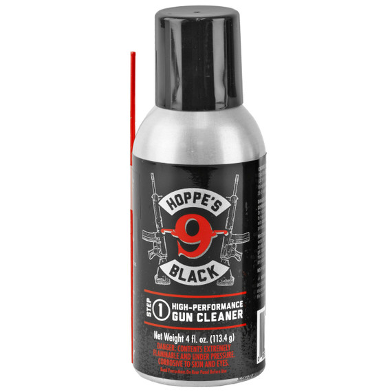 Hoppe's HBC4A, High-Performance Gun Cleaner, 4 oz Aerosol Can with Straw - 026285000726