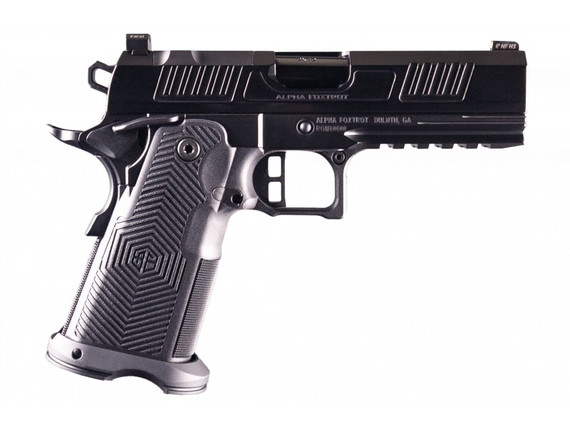 Alpha Foxtrot AF1911 Romulus, 9MM, 4.25" Barrel, 19 Rds, Polished DLC Finish - 810100533885 