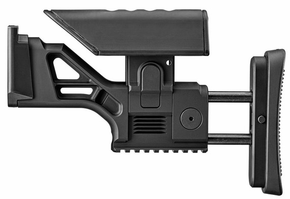FN SCAR SSR Rear Stock Assembly, Fully Adjustable, Black 