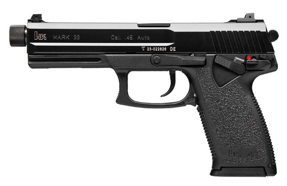 Heckler & Koch Mark 23, .45 ACP, 5.87" Barrel, 10 Rds, Black - 642230261228 