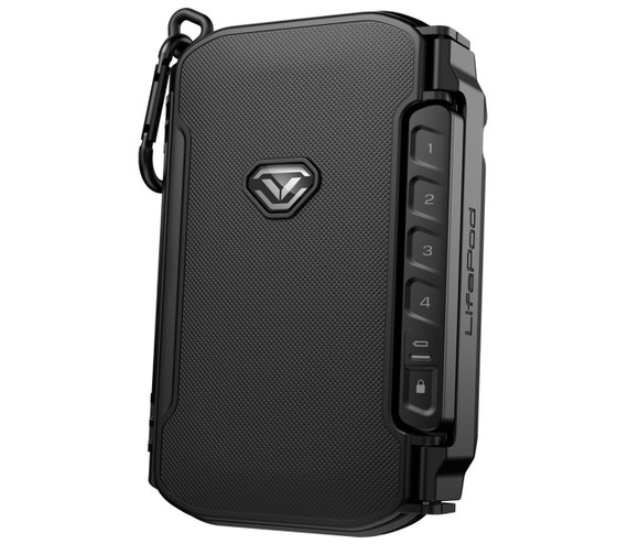 Vaultek LifePod X Micro, Weatherproof Electronic Secure Locking Case, Black - 850014786526 