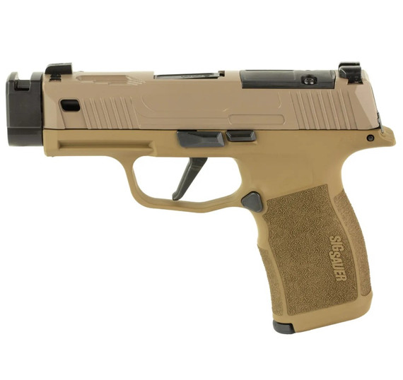 SIG Sauer P365X, 9MM, 3.10" Barrel, 12 Rds, Custom FDE Cerakote Finish - 810105519990 