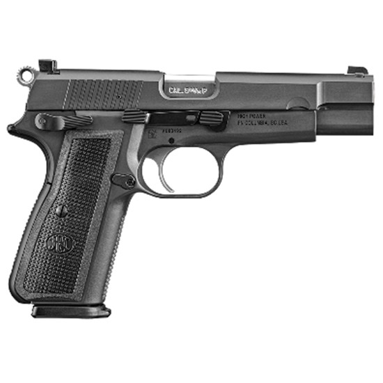 FN High Power, 9MM, 4.7" Barrel, 10 Rds, Black 
