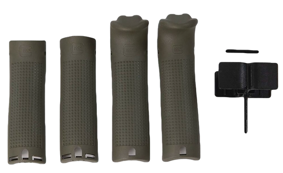 Glock 39843 Backstrap/Beavertail Set, Battlefield Green Polymer - 764503043345 