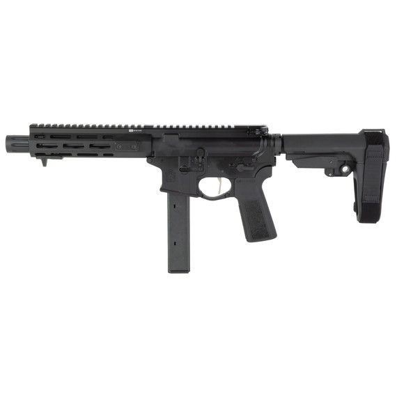 Springfield Armory SAINT Victor Pistol, 9mm, 8.5" Barrel, 32 RDs, SBA3 Brace, Melonite Finish - 706397995188 