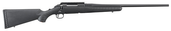 Ruger American, 7mm-08 Rem, 22" Barrel, 4 Rds, Black Synthetic - 736676069064 