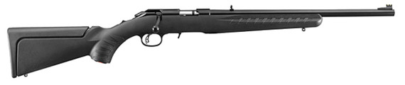 Ruger American Rimfire Compact, 22 LR, 18.00" Barrel, 10 Rds, Black Synthetic - 736676083039 