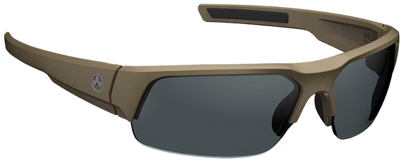 Magpul Helix Eyewear, Gray Lens, Flat Dark Earth Frame - 840815147978 