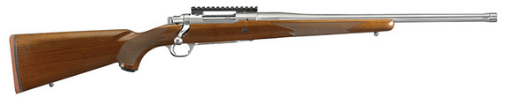 Ruger M77 Hawkeye Hunter, 308 WIN, 20.00" Barrel, 4 Rds, Satin Stainless - 736676571079 