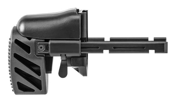 FN SCAR SC Rear Stock Kit, Fully Collapsible Telescoping, Black - 845737019815 