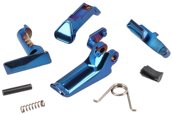 SIG Sauer P365X Controls Parts Kit, Polished Blue PVD Plating - 798681664207 