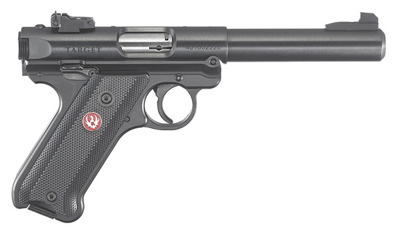 Ruger Mark IV Target, 22 LR, 5.50" Barrel, 10 Rds, Blued - 736676401017 