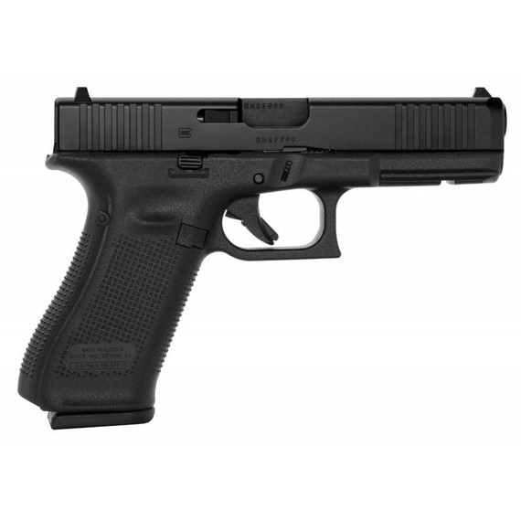 Glock G17 Gen 5, 9MM, 4.49" Barrel, 17 Rds, nDLC - 764503037450 