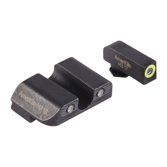 Ameriglo FOR GLOCK 9/40/357 3-DOT PROGLO SIGHT SET, Green Dot, Anodized - 644406911166 