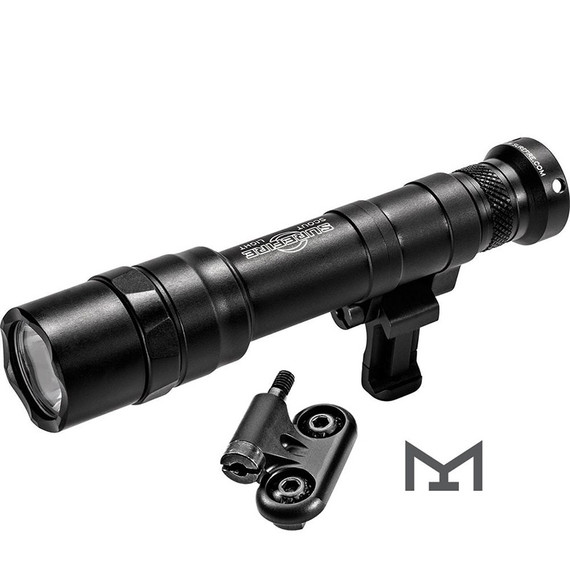 SureFire M640DF-BK-PRO, Dual Fuel Scout Light Pro, 1500 Lumens, Black Anodized - 084871329262 