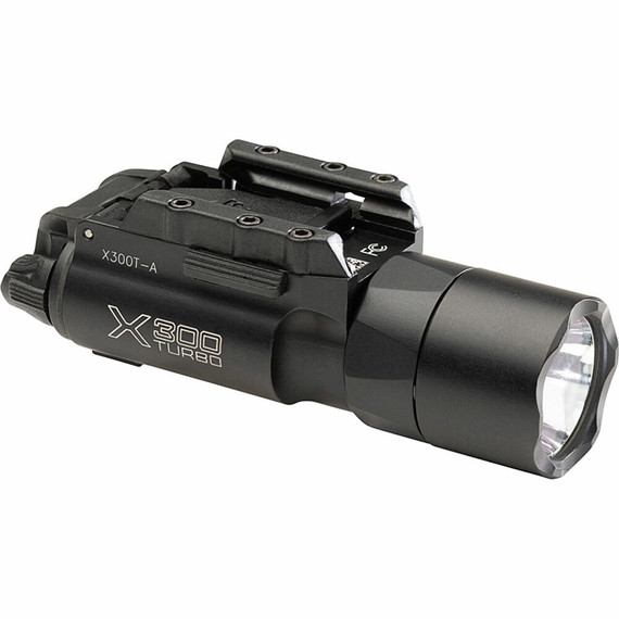 SureFire X300 Turbo, 650 Lumens, High-Candela, Black Anodized - 084871331593 