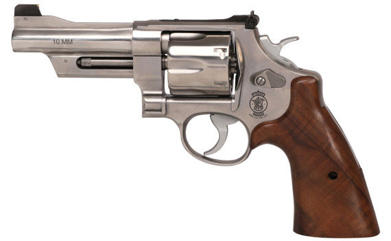 Smith & Wesson Model 610 Mountain Gun, 10MM, 4.25" Barrel, 6 Rds, Stainless Steel - 022188901344 