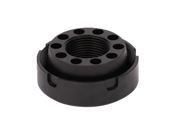 SilencerCo Charlie Direct Thread Mount, Stainless Steel, Oxide Black - 816413026540 