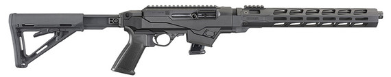 Ruger PC Carbine, 9MM, 16.12" Barrel, 10 Rds, Black Synthetic - 736676191246 
