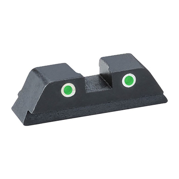 Ameriglo Classic Rear Tritium Sight for Glock, Green - 644406902911 